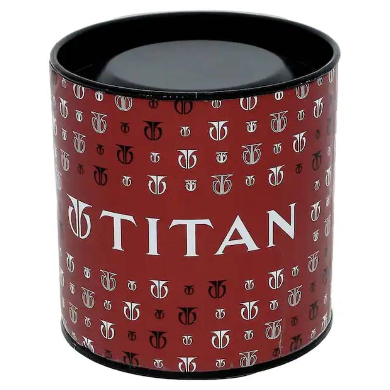 Titan Analog Watch for Men with Black Dial & Leather Strap (Copy)
