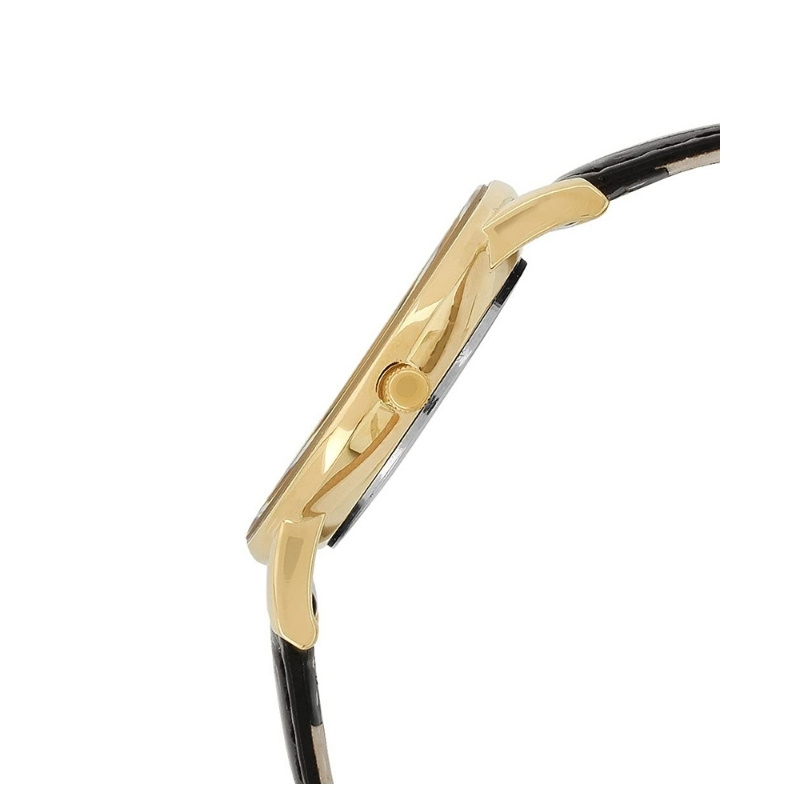 Titan Analog Watch for Men with Black Dial & Leather Strap