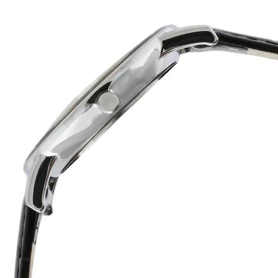 Titan Analog Watch for Men with Black Dial & Stainless Steel Strap